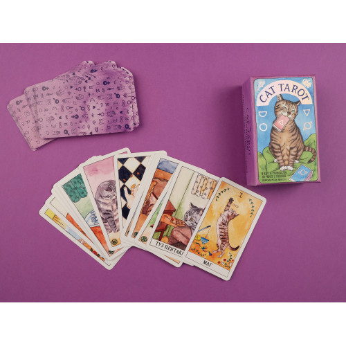 Cat Tarot. Таро Котиков (78 карт и руководство в подарочном футляре)