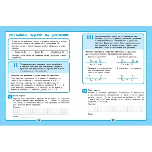 Математика. 4 класс. Решаем без ошибок