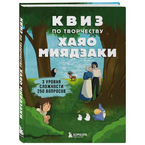 КВИЗ по творчеству Хаяо Миядзаки. 3 уровня сложности, 250 вопросов