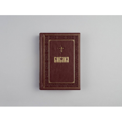 Библия. Книги Священного Писания Ветхого и Нового Завета. Подарочное издание с закрашенным обрезом