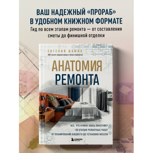 Анатомия ремонта. Все, что нужно знать заказчику по этапам ремонтных работ от планирования бюджета до установки мебели