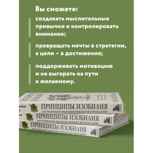 Принципы изобилия. Как правильное мышление помогает достигать целей и исполнять желания