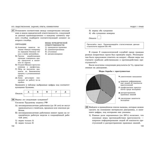 ОГЭ-2024. Обществознание. Задания, ответы, комментарии