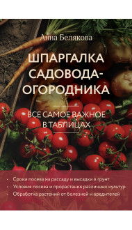 Шпаргалка садовода-огородника. Все самое важное в таблицах (новое оформление)