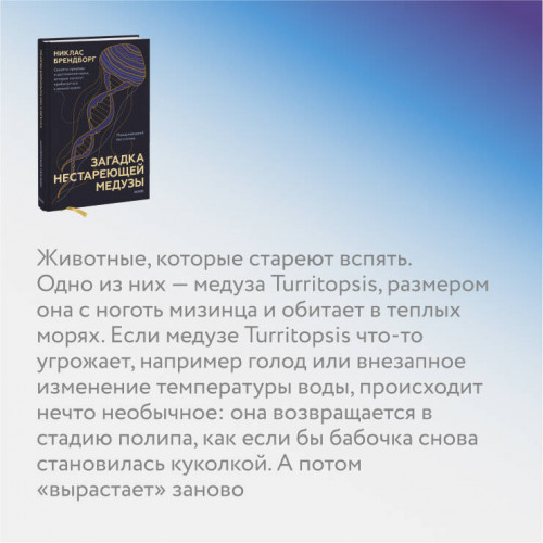 Загадка нестареющей медузы. Секреты природы и достижения науки, которые помогут приблизиться к вечной жизни